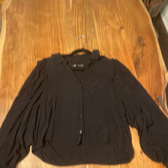 Zara Black Full Sleeve Blouse - Picture 12 of 16